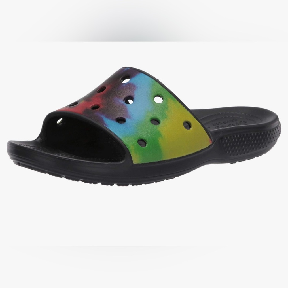 CROCS Tie-Dye Slide Sandals - Picture 2 of 7